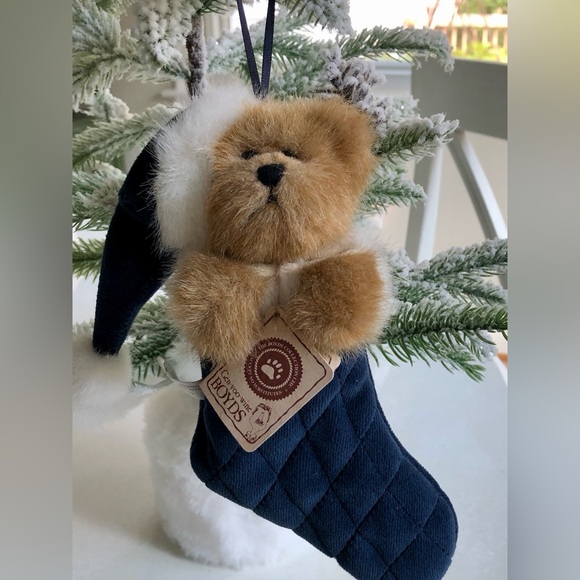 Gen-yoo-wine BOYDS “Jingle S. Stuffins” Bear - Picture 9 of 9